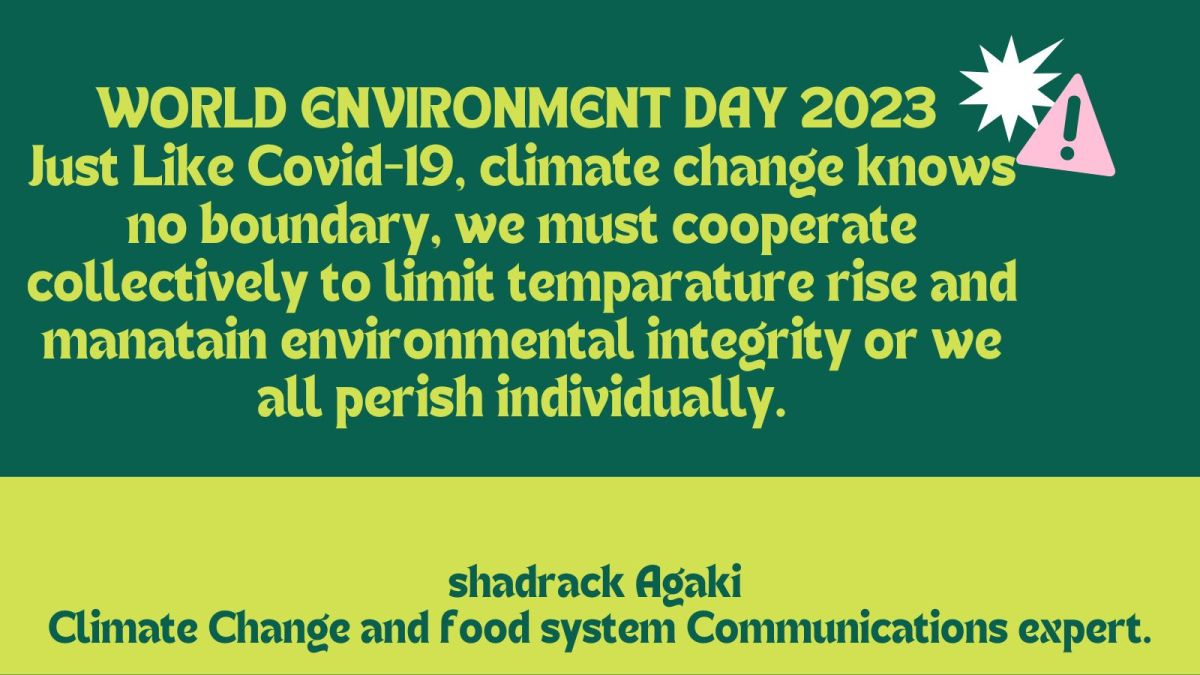 Climate Change: Clean Energy for Environmental integrity and Sustainable Food Security.